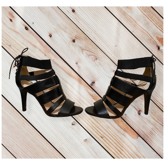 🆑 Nine West Strappy & Lace Up Corset Detail Heels - Picture 3 of 8